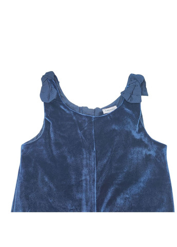 Детский велюровый комбинезон для девочки 98 см Темно-синий (0194) OVS (333012637)