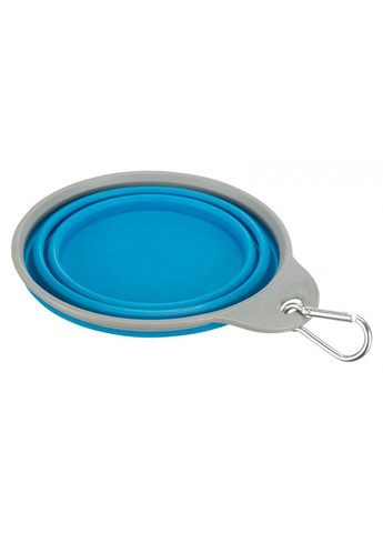 Миска для собак, дорожная с ободком, 1 л, d:18 см (резина) Trixie (292114561)