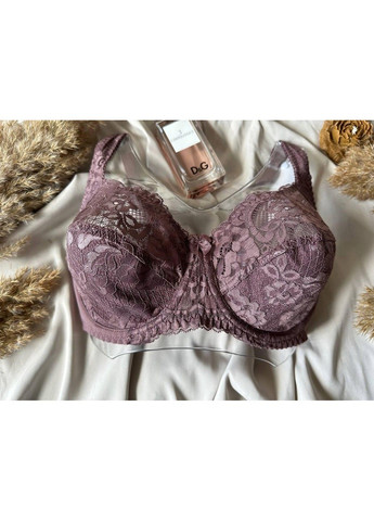 Сливовий бюстгальтер без поролону сливовий Lanny Mode