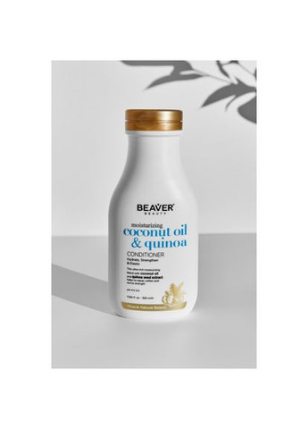 Розгладжуючий кондиціонер для сухого і неслухняного волосся з Кокосовою олією Coconut Oil & Quinoa Condition, 350 мл Beaver (362045904)