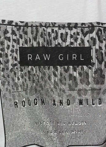 Футболка со стразами лео принт Mint - (321973281)