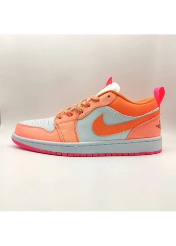 КРОСІВКИ ЖІНОЧІ NIKE AIR JORDAN 1 LOW UTILITY CRIMSON PLUSE TOTAL ORANGE WHITE НАЙК АІР ДЖОРДАН БІЛІ No Brand білі демісезони (392005300)