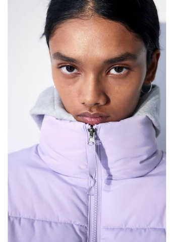 Фиолетовая демисезонная женская спортивного стиля куртка н&м (57795) s фиолетовая H&M