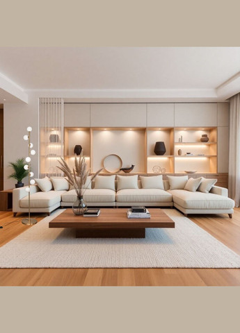 Торшер з білими плафонами по колу на 9 лампи (52-9834-9 BRONZE) No Brand (370072500)