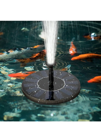 Комплект садовий фонтан насос на сонячній батареї з насадками 10 штук шлангом для поливу 30 метрів із розпилювачем (480274-Prob) Unbranded (332880876)