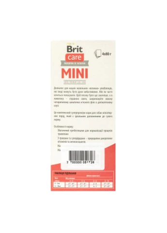 НАБОР Mini для щенков 3+1 Brit Care (384724546)