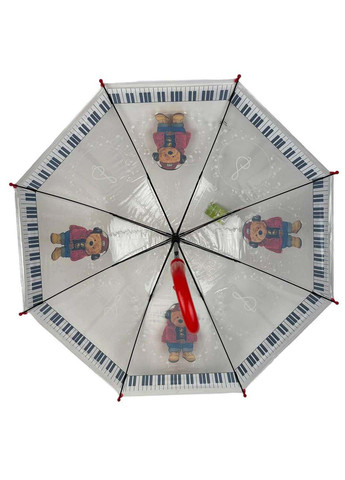 Дитяча прозора парасолька-тростина напівавтомат Rain (289977311)