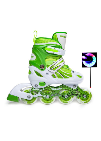 Ролики. Green (розмір 29-33) 1599616271 Power Champs (340910714)