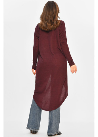 Кардиган жіночий напівбатальний бордового кольору Let's Shop (365776059)