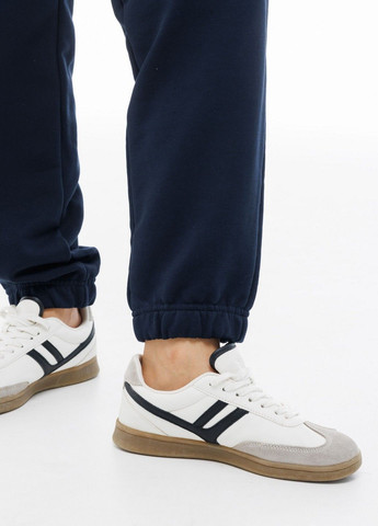 Жіночі базові штани з трьохнитки з кишенями M темно-синій (3725179402431) Наталюкс 37-2517 (353501742)