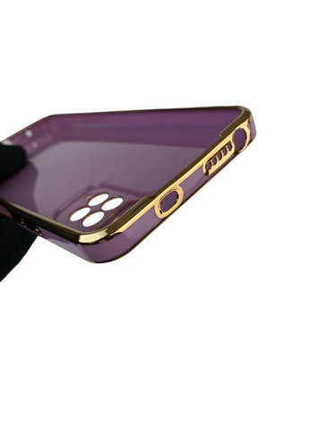 Чехол для Redmi Note 11 4G с кольцом MagSafe с золотой окантовкой на редми нот 11 черничный gs1 Xiaomi (366229659)