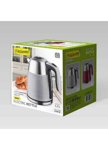 Эл.Чайник металлический/2000Вт/1,7л. Maestro (360393014)