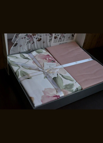 Постільна білизна сатин — Serra powder євро First Choice (288044936)