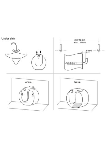 Водонагреватель /BILIGHT COMPACT 15 U (7006058) накопительный TESY GCU 1520 L52 RC