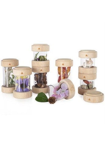 Набор Natural Play Сокровища в баночках, прозрачный, 8 шт. () Guidecraft G3086 (366578351)