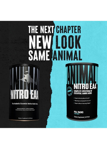 Аминокислота Animal Nitro, 44 пакетиков Universal Nutrition (294929225)