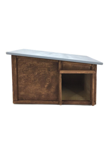 Будиночок для їжачків з дерева Свіпі капучино-маренго (ДДЕ-00200919) No Brand (328605869)