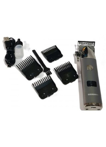 Універсальний акумуляторний триммер Geemy GM-6732 машинка для стрижки волосся з дисплеєм 3 Вт Gemei (315137188)