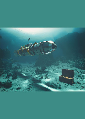 Підводний човен модель-конструктор від Elusive Nautilus MT045 Metal Time (267507697)