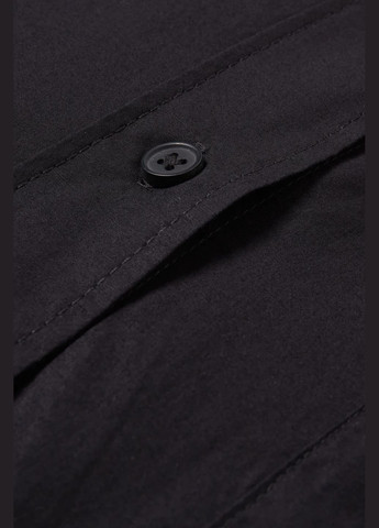 Черное кэжуал платье-рубашка (уценка) C&A однотонное
