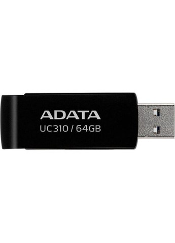 USB флеш накопичувач (UC310-64G-RBK) ADATA 64GB UC310 Black USB 3.0 (295930024)