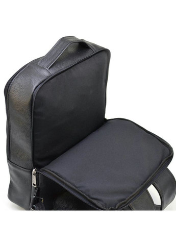 Кожаный мужской рюкзак черный для ноутбука GA-7287-3md на два отдела TARWA (306373242)