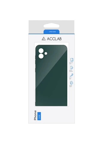 Чехол Silicone Case для Samsung Galaxy A04 Dark Green (1283126601392) ACCLAB (391916709)