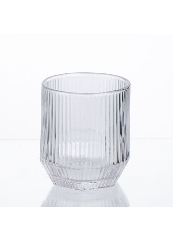 Набір склянок із товстого скла 6 штук по 250 мл ребристих Yiwu (365874040)