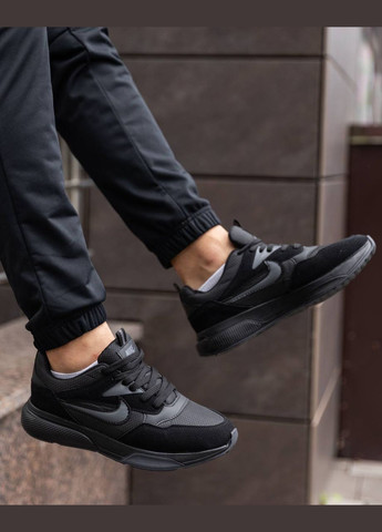 Чорні Осінні кросівки чоловічі No Brand