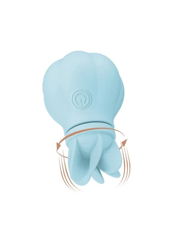 Вибратор Caress Blue с насадками для стимуляции вращающихся эрогенных зон. - CherryLove Adrien Lastic (332209865)