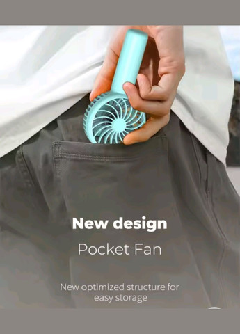 Вентилятор ручний з акумулятором рожевий X3 pink з підставкою No Brand (334345740)