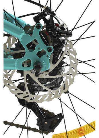 Велосипед Спортивний 24" дюйми «RIDER» колір бірюзовий ЦБ-00246117 Corso (282925157)