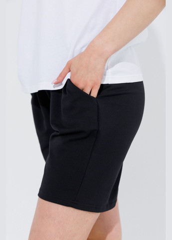 Шорты однотонные женские 02 baza Черный shop (2000989694595) No Brand (362705080)