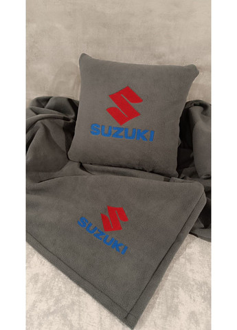 Автомобильный плед с вышивкой логотипа "SUZUKI" No Brand (369717423)