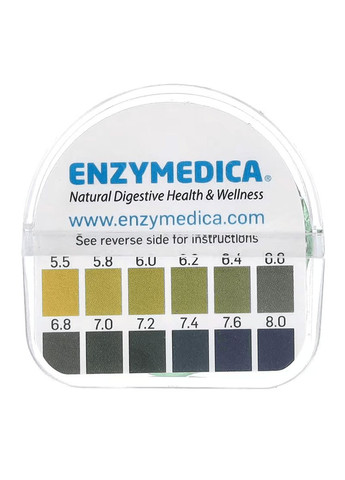 Тест-смужки для визначення рН, pH-Strips,, 120 шт Enzymedica (325401153)
