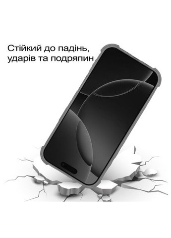 Чохол до мобільного телефона (713798) BeCover Anti-Shock Apple iPhone 17 Pro Grey (366068693)