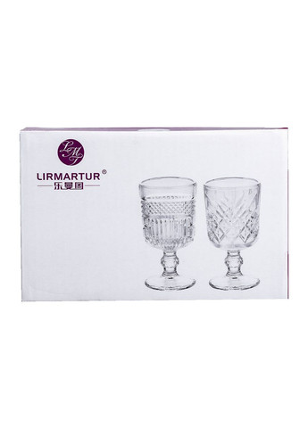 Набір чарок на ніжці 6 шт 60 мл скляні чарки для горілки, настоянки HP-YH-42 Yiwu (353501979)