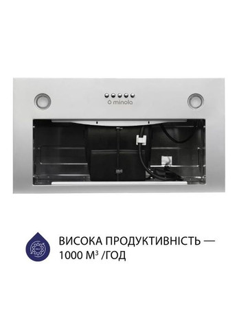 Вытяжка HBI 5627 GR 1000 LED MINOLA (357437485)
