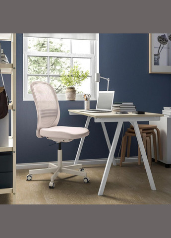 Комбінація письмовий стіл/шафа і обертовий стілець ІКЕА TROTTEN / FLINTAN (s59424945) IKEA (278407247)