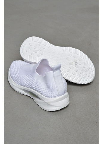 Білі осінні кросівки дитячі текстильні білого кольору Let's Shop