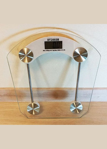 Ваги електронні D&T Smart DT-2003B квадратні підлогові скляні до 180 кг домашні для зважування No Brand (317169996)