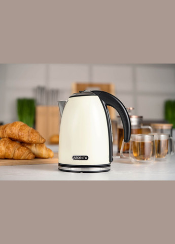 Электрочайник EEKLF340BG 1.7л/2200Вт/strix контроль/нерж. сталь/бежевый Ardesto (314747607)