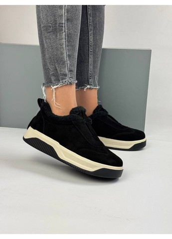 494 Кросовки Зимние Замшевые Черные утепленные Yimeili чёрные зима (367960229)