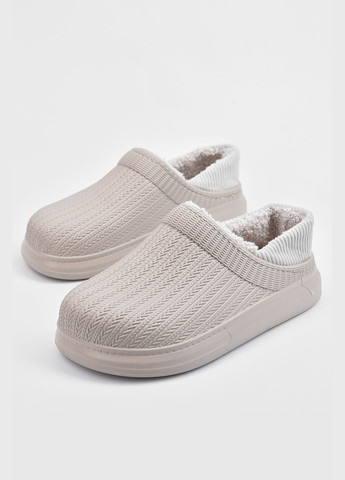 Калоші дитячі без задника бежевого кольору Let's Shop (313032403)