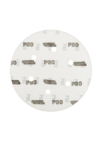 Коло шліфувальне на липучці GM з 6 отворами 225 мм зерно 80 5 шт (08-2008-H) Mastertool (322704575)