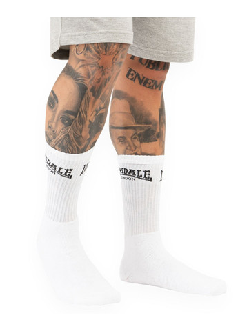 Белые носки (6 пар) Lonsdale однотонные (323084389)