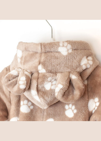 Комбинезон цвета мокко с капюшоном Dexter`s на подкладке lapki dexter's (300277819)