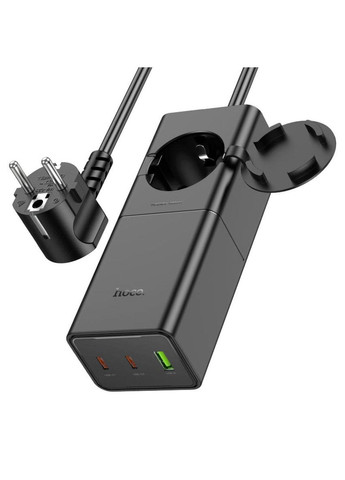 Сетевое зарядное устройство для NS4 Sharp PD65W(2C1A) desktop socket(EU/GER) Black Hoco (367724273)