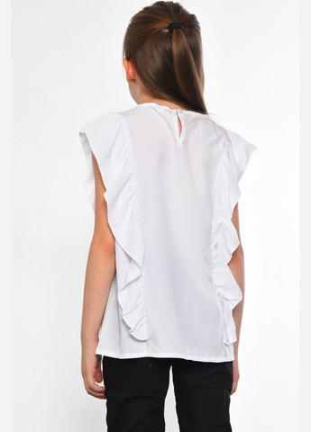 Блуза дитяча для дівчинки білого кольору Let's Shop (297948904)