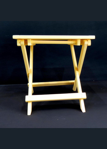 Столик розкладний з дерева Деруент лимонад (СУН-001651) No Brand (328960715)